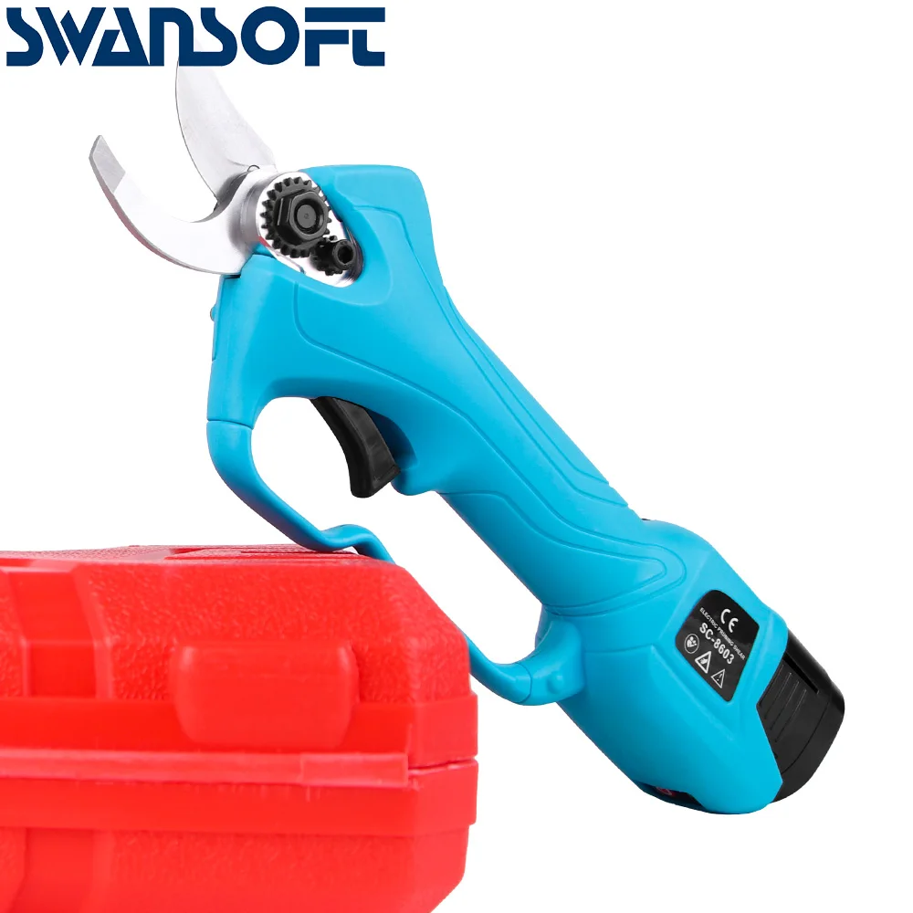 Cesoie Elettriche Da Potatura Da 28Mm Potatore A Batteria Cesoie Elettriche Per Potatore Diametro Di Taglio Potatore Elettrico Professionale 2 Ah Batt