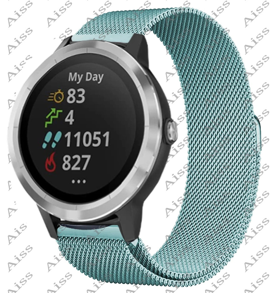 Milanese Loop Smartwatch Wristband Bracelet - 20mm/22mm Strap