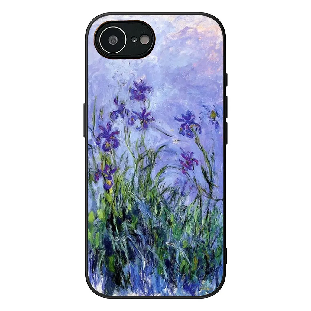 Claude Monet Impressionism Waterlily Cat Art Phone Case Cover