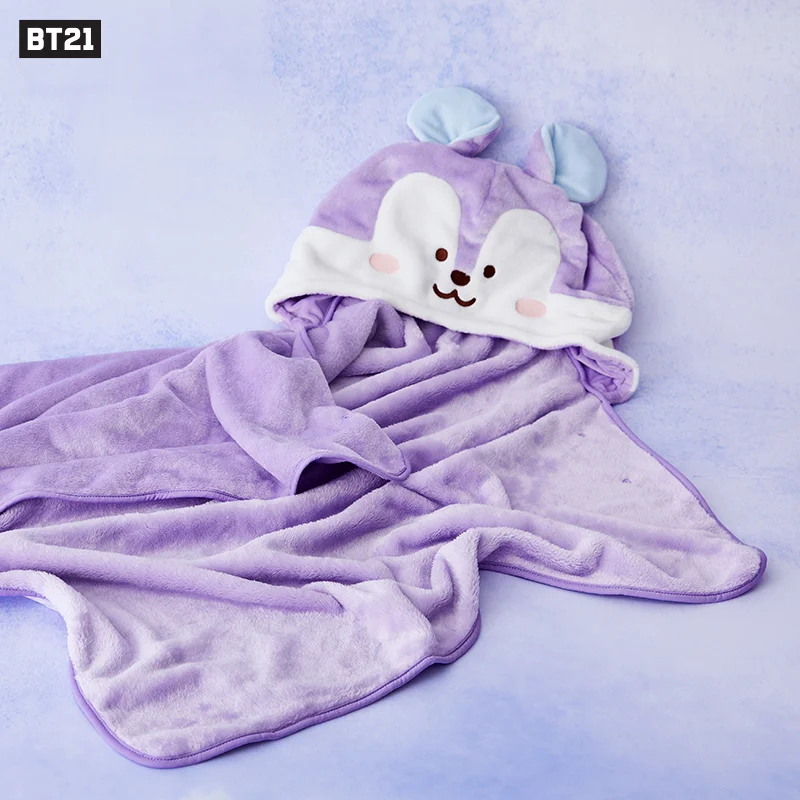 

Bt21 Hope In Love Series Anime Plush Thermal Air Conditioning Blanket Kawaii Office Nap Blanket Cartoon Bath Towel Cute Gifts