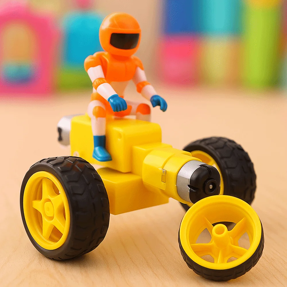 DC Electric Motor with TT Motor Tire Wheel 3-6V Dual Shaft Gear Motor TT Magnetic for Arduino Smart Car