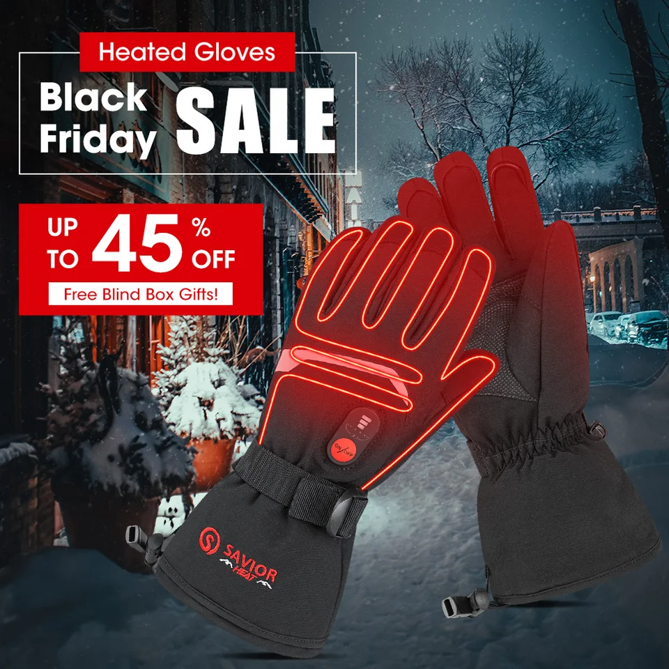 Verwarmde Handschoenen voor Heren Dames, 5V 6000mAh