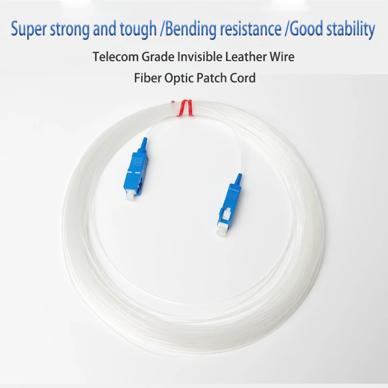 

Fiber Patch Cable Indoor Stealth Optical Fiber Cable1M2M3M5M10M Fiber Patch Cable SC UPC- SC UPC 0.9mm SM Optical Jumper Pigtail