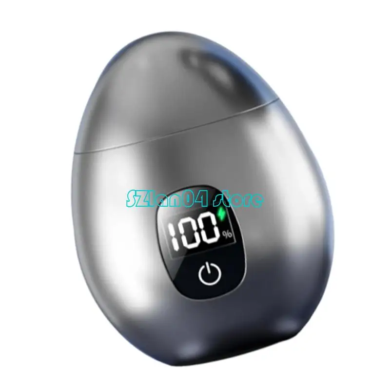 L69D 포켓 크기 전기 면도기 남성용 수염 트리머 플라스틱 질감 충전