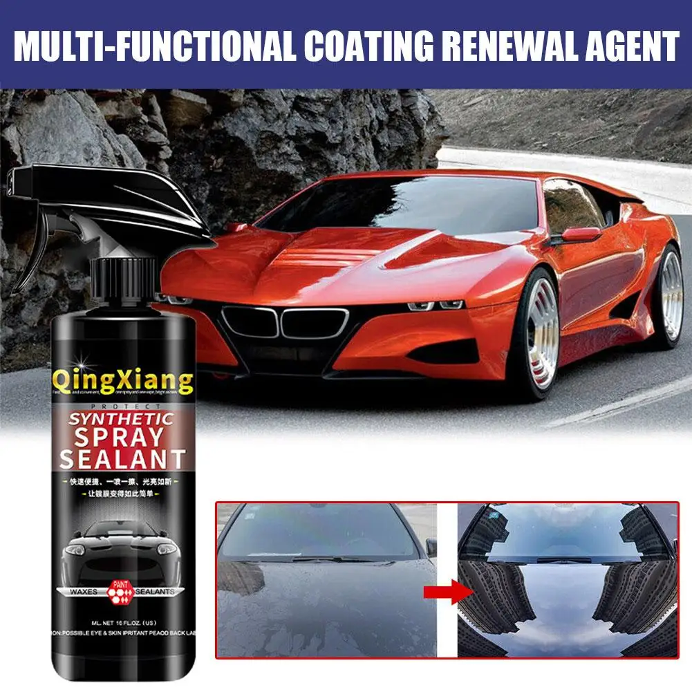 Multi-Functional Coating Renewal Agent, 3 in 1 Ceramic Car Coating Spray,  High Protection Quick Car Coating Spray, Plastic Parts Refurbish Agent (1PC)