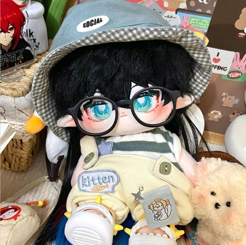 

Game Honkai: Star Rail Danheng Imbibitor Lunae Cosplay Handsome 20cm Plush Stuffed Doll Plushie Body Change Clothes Fans Gift