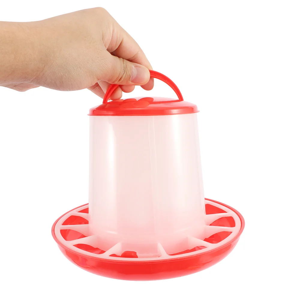 Poultry Feeders Plastic 1.5Kg Reusable Chick Hen Quail Pigeon Feeding Watering Tool Farm Animal Supplies poultry feeder