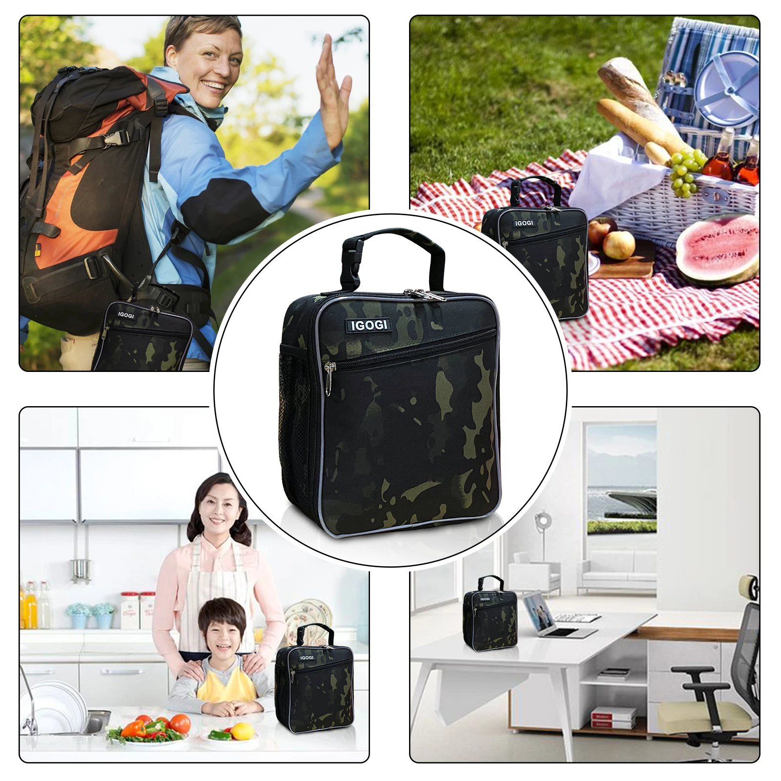 Women Lunch Cooler Bags Food Fresh Keep New Men Kids Picnic Travel Storage Icepack Thermal Insulated Fashion Lunch Box