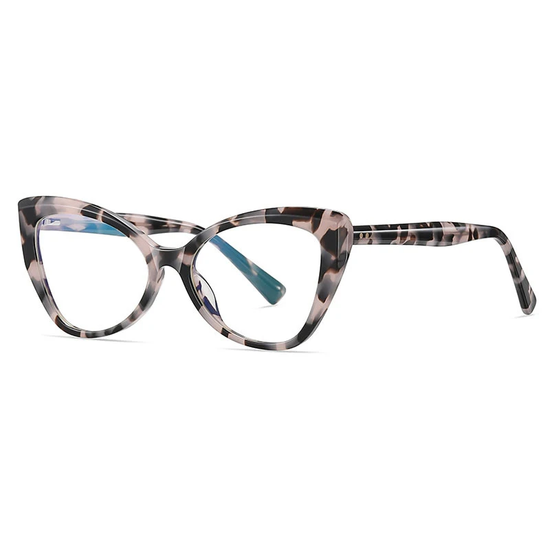 

Cat Eye Anti Blue Light Acetate Glasses Frame Men Optical Eyeglasses Women Clear Lens High Quality Eyewear