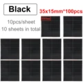 35x15mm Black