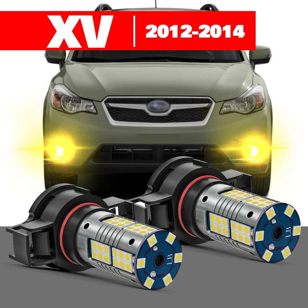 

For Subaru XV 2012-2014 2pcs LED Fog Light Accessories 2012 2013 2014
