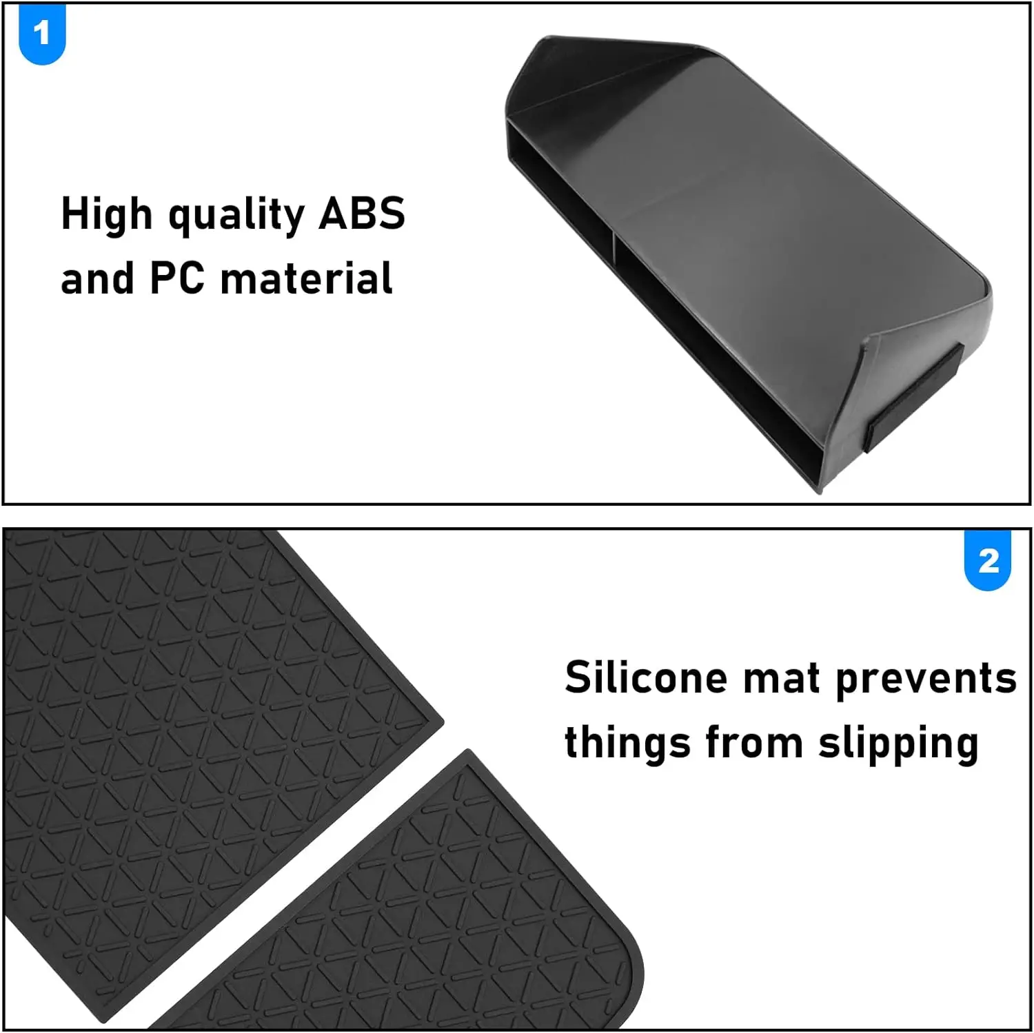 Center Console Storage Box Organizer Tray Secondary Storage Center Console Organizer For Toyota RAV4 2023 2022 2021 2020 2019