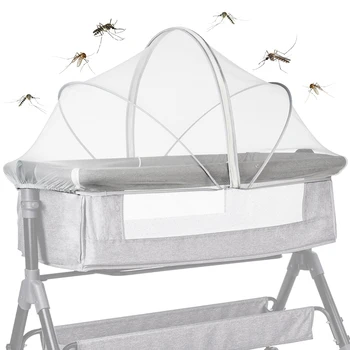 Moustiquaire pour Bébé, Tente Respirante, Couverture CPull Pliante, Couffin, pour Voyage, Parc 1