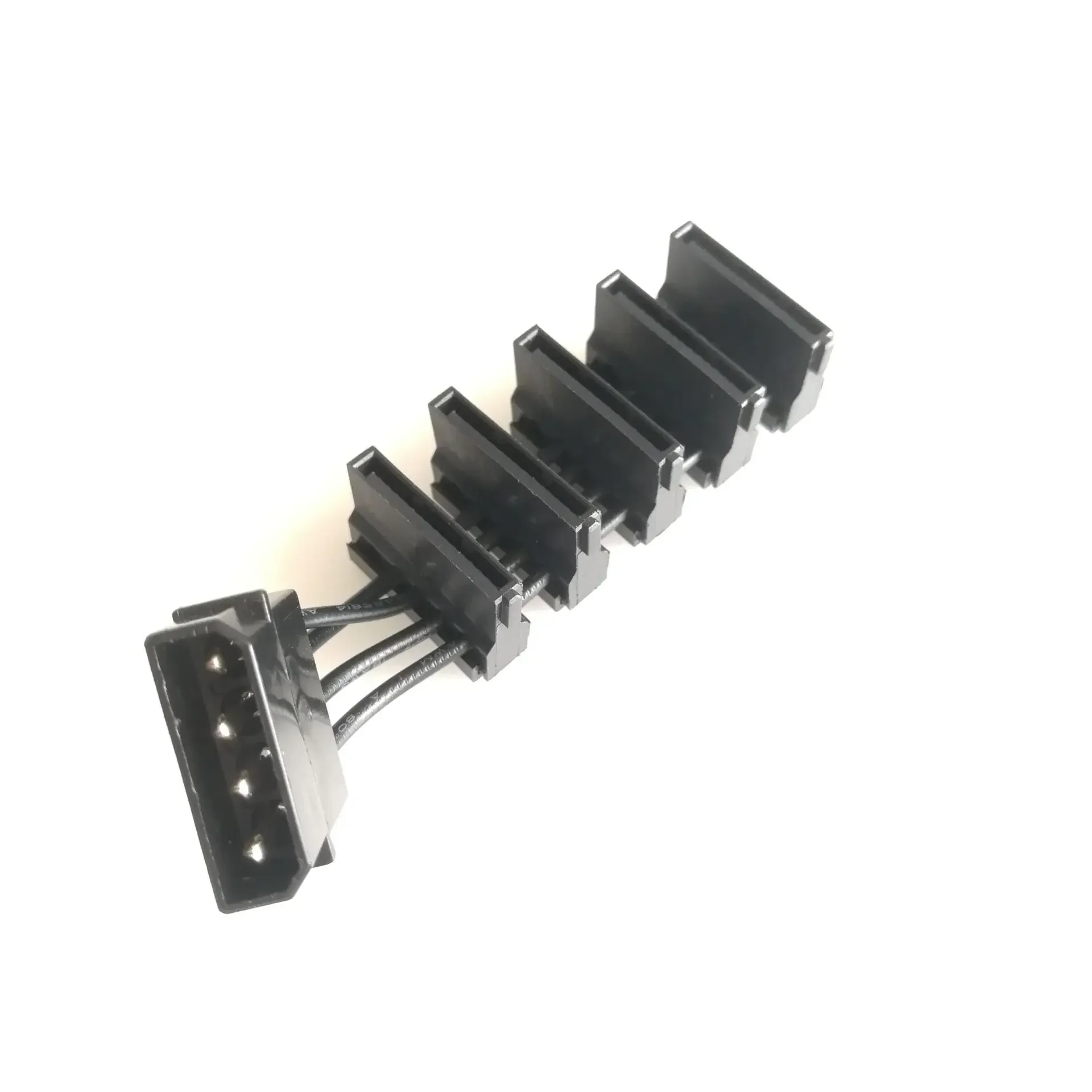 Adattatore Ide Da 10Cm A 4Pin A 5 X Sata Splitter Computer Mainboard Host Case Cavo Di Prolunga Per Alimentazione Atx 18Awg