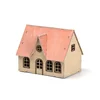 1/72 Wood Eastern European Towns Assemble Building Model Decoration DIY Handmade Architecture Scenes Toy 6