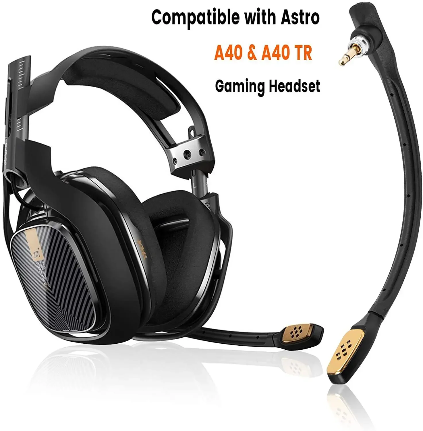 Replacement Game Noise Reduction Mic Microphone for Logitech- Astro A40 Gaming Headsets Headphones Repair Parts