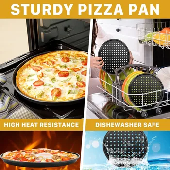 Nonstick Perforated Pizza Pan 2