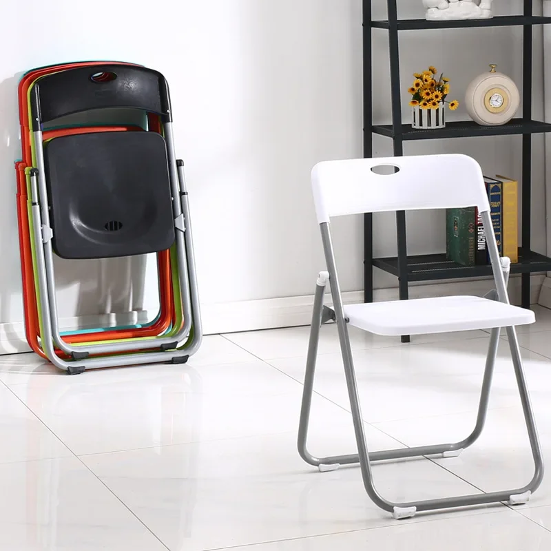 Plastic Folding Chair Garden Picnic Camping Chair Household Office Easy Storage Portable Storage Folding