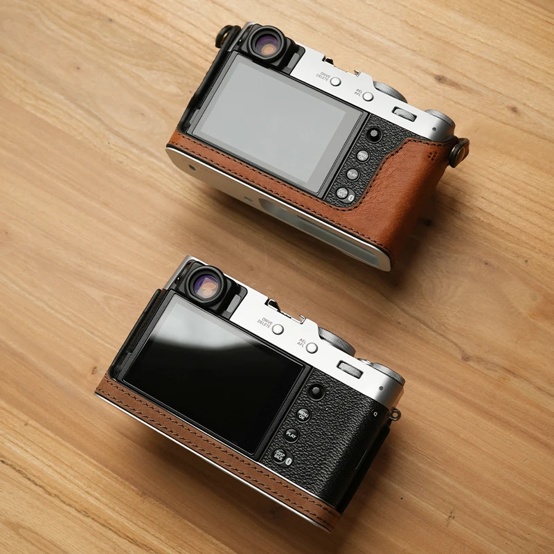 MR.STONE FUJIFILM X100VI用カメラレザーケース Mr. Stone】フジフィルム X100VI 専用 グリップ付 本革 ボディ