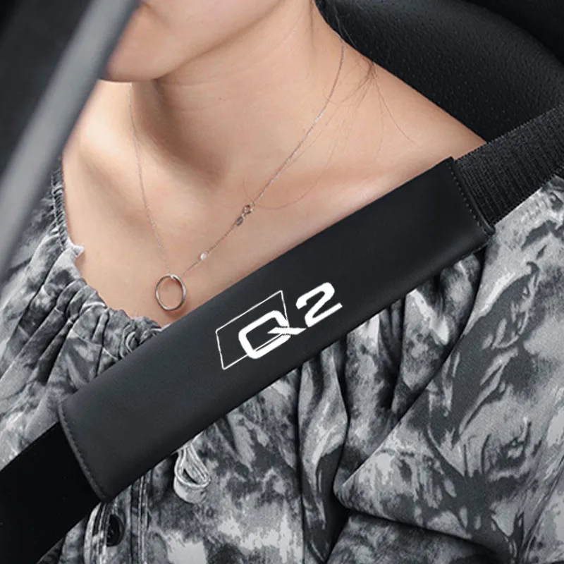 

Car Shoulder Protector Pad Seat Belt Cover Shoulder Non-slip Seat Belt Cushion Seat Belt Padding For Audi Q2 Car Accessorie