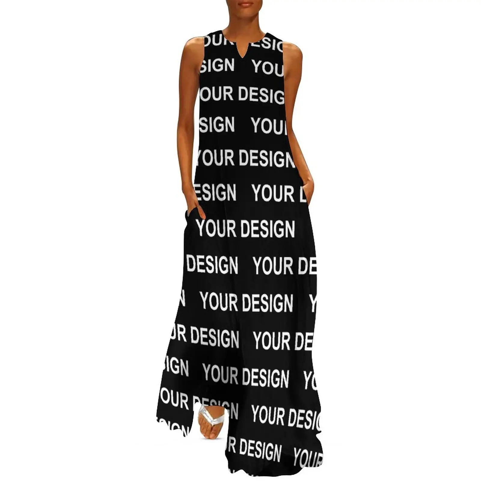 

Add Design Customized Dress Summer Custom Made Your Image Aesthetic Bohemia Long Dresses Graphic Trendy Maxi Dress Big Size 5XL