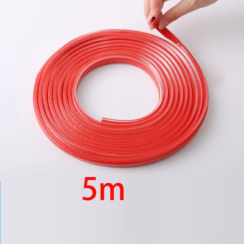 Car Door Edge Scratch Guard with Steel-Enhanced Rubber Seal