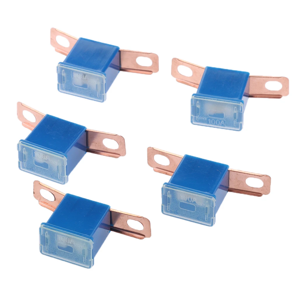 5x Midi / Strip Link Fuse Car Auto Heavy Duty Fuses-100 Amp Car Blade Fuse Automobile Marine Boat Holder Mini Strip