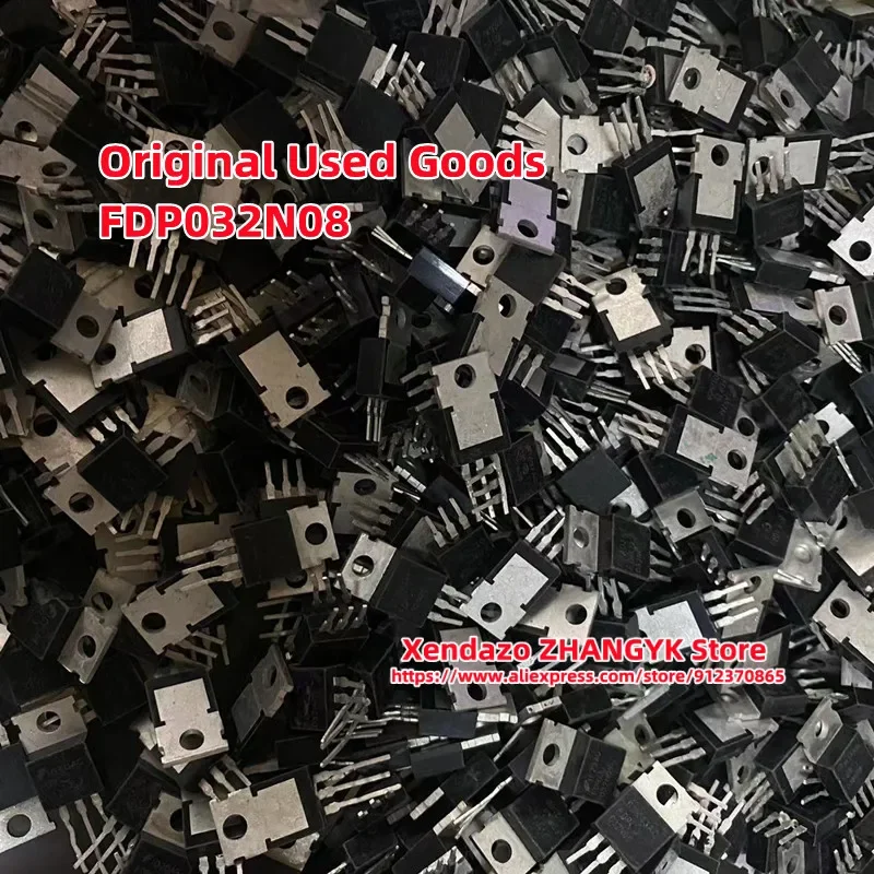 오리지널 N-채널 파워 MOSFET, FDP032N08 032N08 235A, 75V TO-220, 10 개/몫