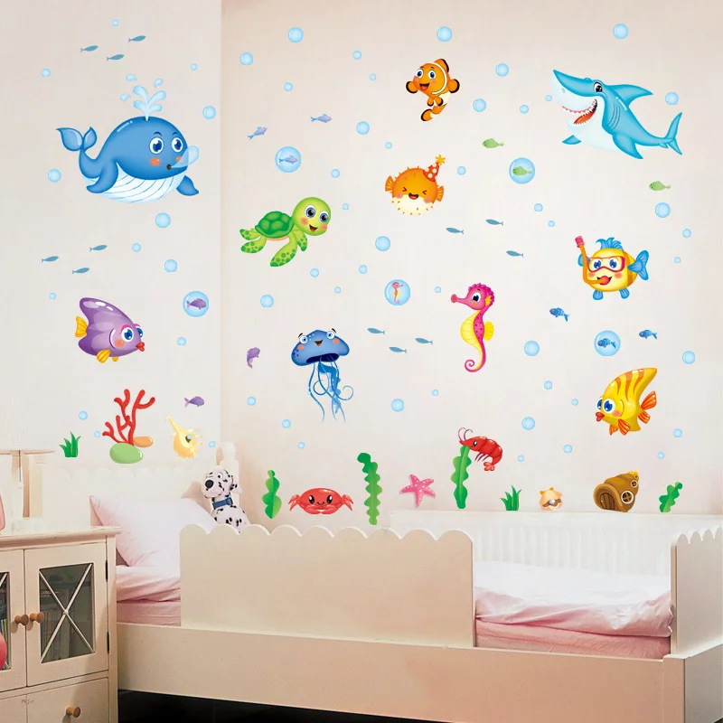 Stitch Wall Sticker Decals,Anime Cartoon Background Wall Decoration,Self-Adhesive Wall Stickers for Bedroom Living Room Nursery Party Decor