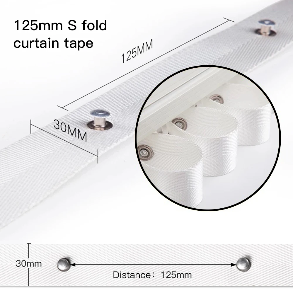투야 와이파이 모터 전기 웨이브 커튼 트랙 세트, 스마트 라이프 맞춤형 S파 리플 폴드 레일, 구글 홈 알렉사로  작동-Freehip.co.kr