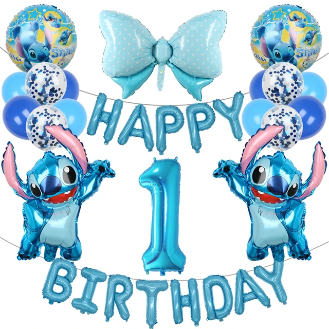 1 Set Lilo & Stitch Theme Birthday Party Disney Balloons Stitch Party  Decorations Baby Shower Boy Girl Kids Favors Toys Gift - AliExpress