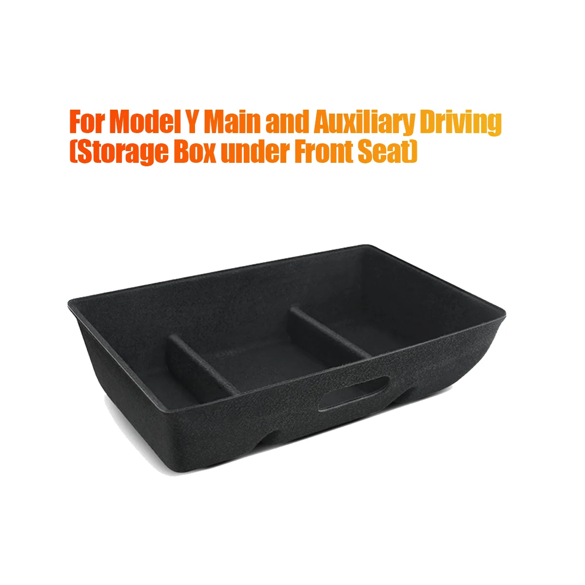 

Ящик для хранения под коробкой, ящик для хранения, автомобильные аксессуары, двухсторонний Флокированный органайзер для модели Y