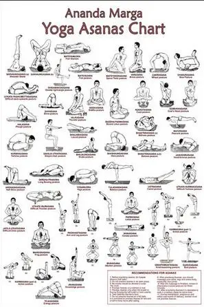 

Lot style Choose Yoga Ashtanga Pose Health Art print Silk poster Home Wall Decor