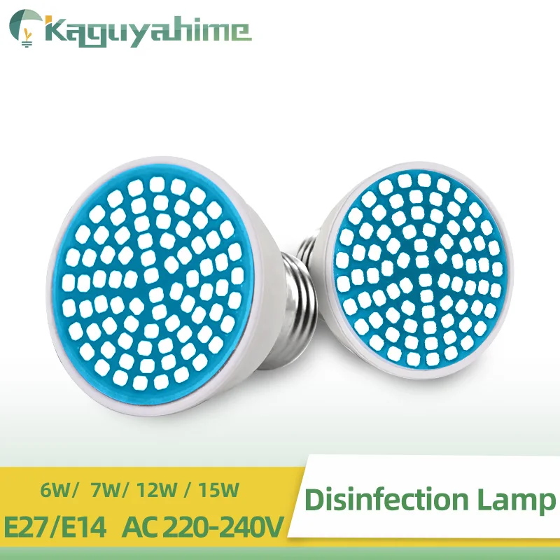 KPS E27 E14 GU10 MR16 UVC UV Disinfection Sterilizer Lamp Bulb Sterilamp Kill Mite Ultraviolet Ozone