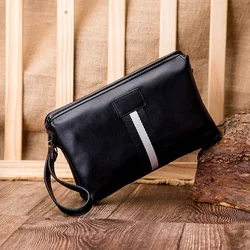 Men Clutches Bags High Quality Pu Leather Business Purse Handbags Man Wallets Designer Phone Coin Pocket Male
