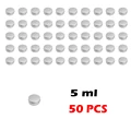 Silver 5ml 50PCS