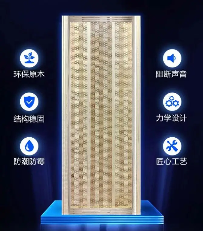 Aluminum wooden door