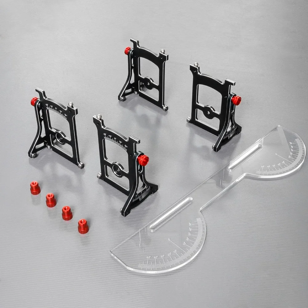 Détail du kit de réglage avec vis et écrous de précision pour voiture RC