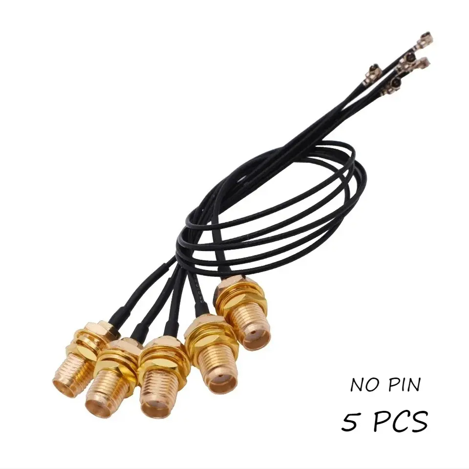 5Pcs IPX to SMA Pigtail Cable Kit Female SMA to UFL/u.FL/IPX RF Adapter 1.13mm Ultra-Thin Coaxial Antenna Extension Cable image 7
