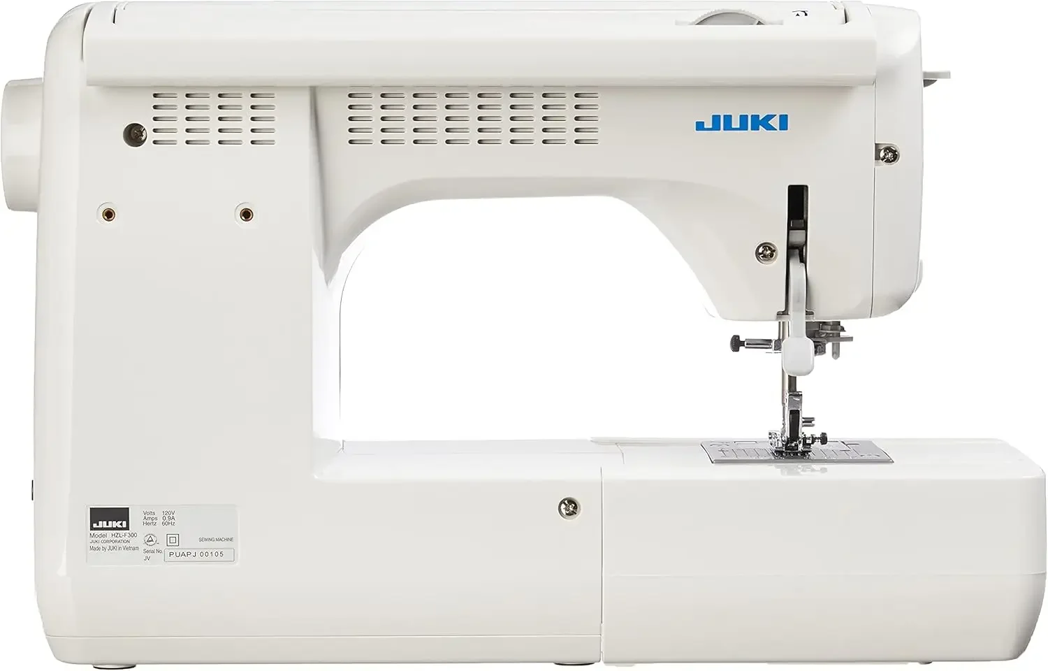 HZL-F300 Sewing and Quilting Machine White Automatic One Touch Needle Threader and Automatic Thread Cutting 3