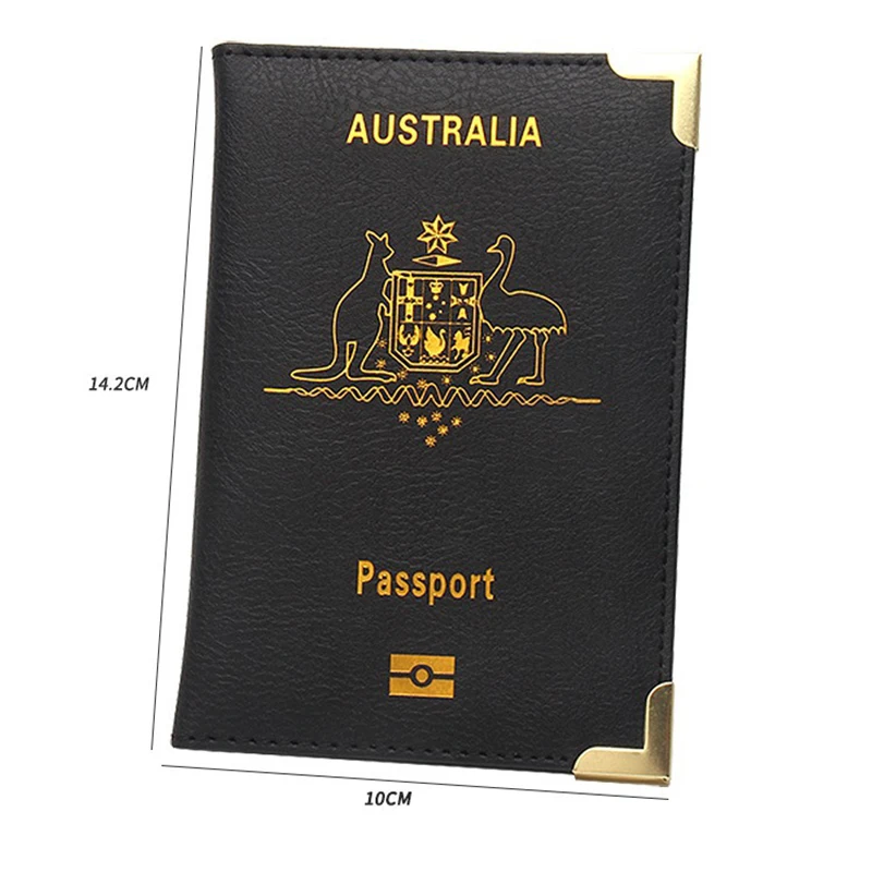 Australia Travel Passport Cover Women Pink Australian Passport Holder Case for Passports Travel Protector Wallet