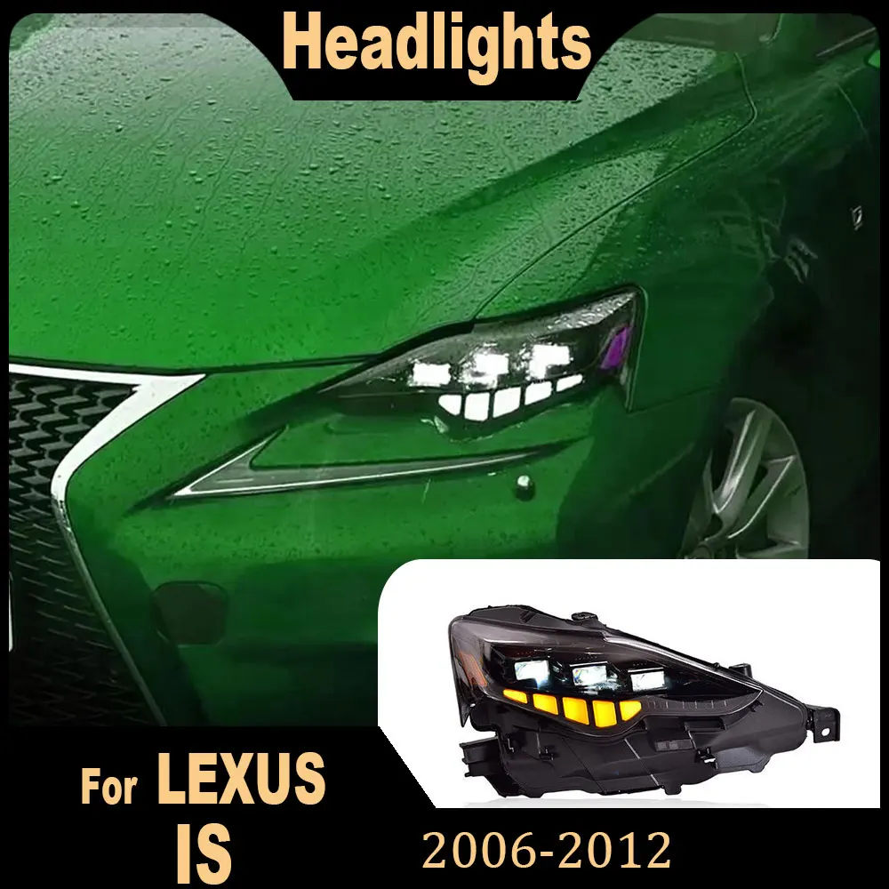 

LED Headlights For Lexus IS250 IS300h IS350 2013-2016 Car Update Parts Front Lamp DRL Amber reflector Waterproof Plug And Play