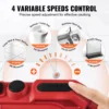 VEVOR Cordless Caulking Gun 20oz/600ml 20V Electric Sausage Caulking Gun with 4 Adjustable Speeds Anti-Drip Battery Powered 4