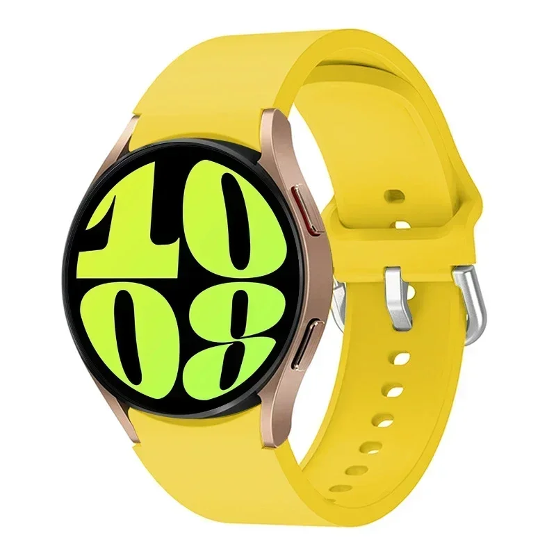 Sleek 20mm Silicone Watch Strap - Premium Wristband