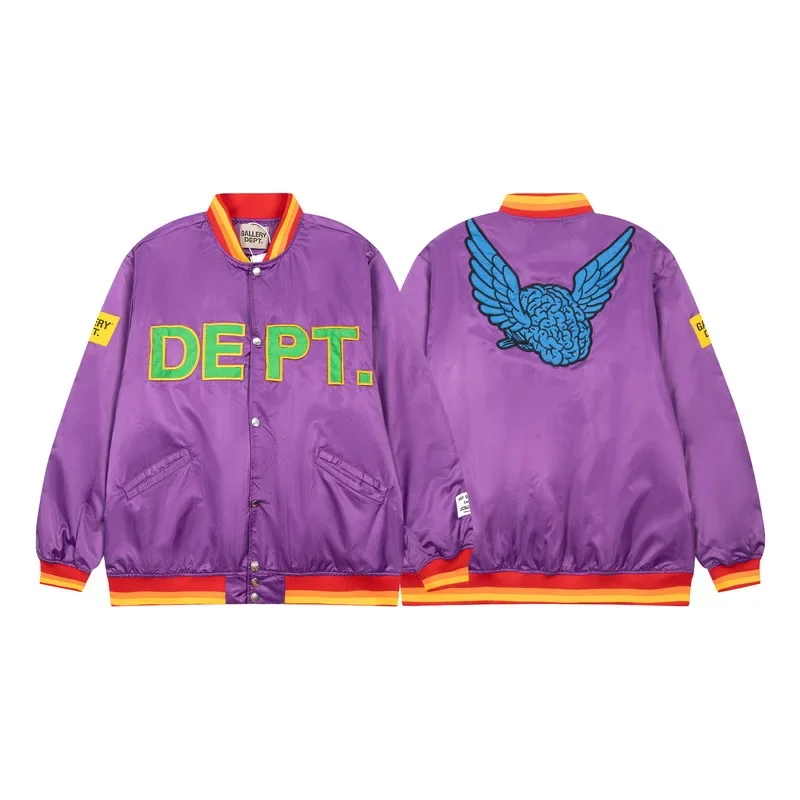 

GALLERY Dept fashion casual popular luxury trend Hooded Sweatshirt Men and Women Same Paragraph Loose Casual Jacket baseball