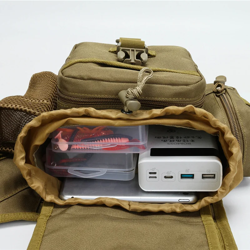 Outdoor Tactical Backpack Sport Women and Men's Multi-functional Tactical Messenger Shoulder Bag with Patch for Hunting Hiking hiking backpack