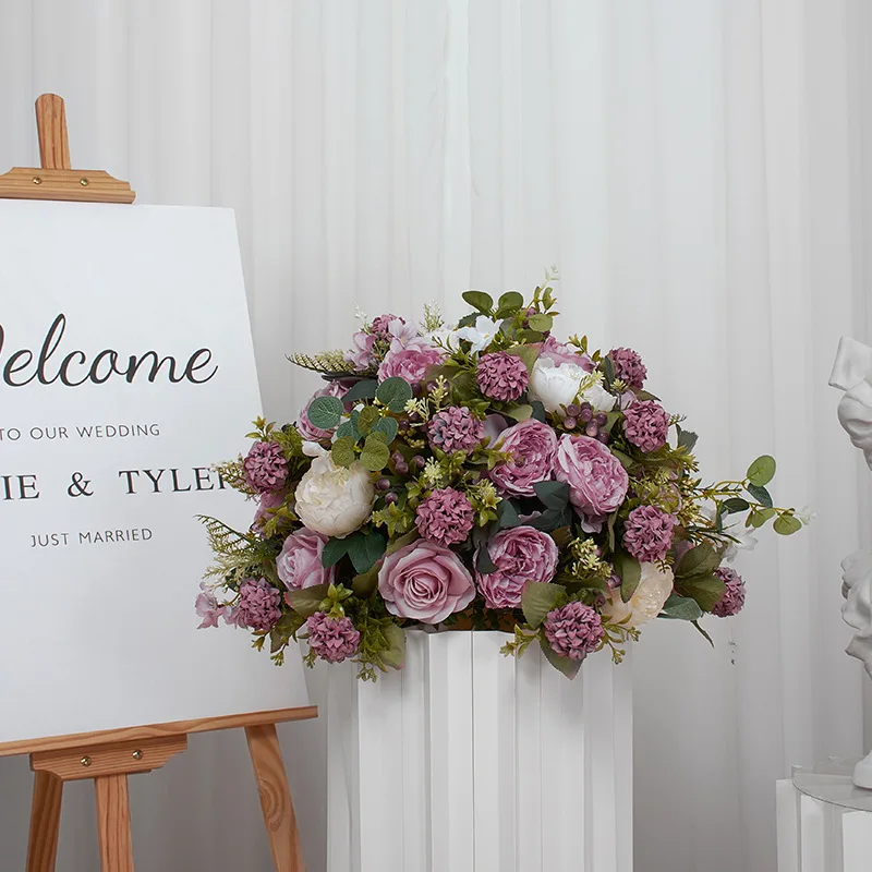 Silk European Flower Ball Decor 4