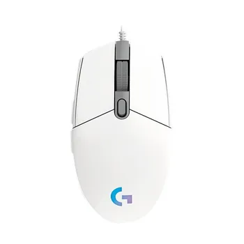 Logitech G102 Mouse USB Wired Gaming Mouse 8000 DPI Rainbow Optical Effect Screen For PC/Mac Computer and Laptop 9