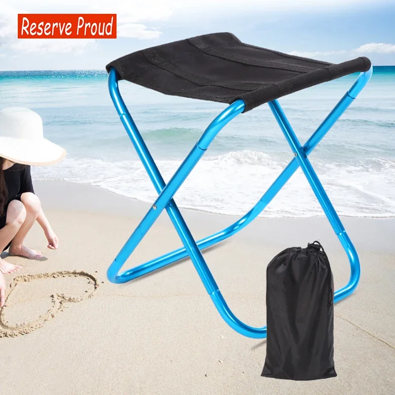 

Folding Small Stool Bench Stool Portable Outdoor Mare Ultra Light Subway Train Travel Picnic Camping Fishing Chair Foldable