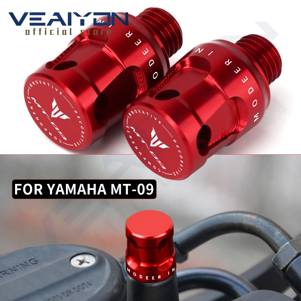 

Для YAMAHA MT09 MT 09 MT-09 MT10 MT 10 MT-10 mt 07 09 10 мотоциклетные алюминиевые зеркальные отверстия заглушки Болты M10 * 1,25 аксессуары